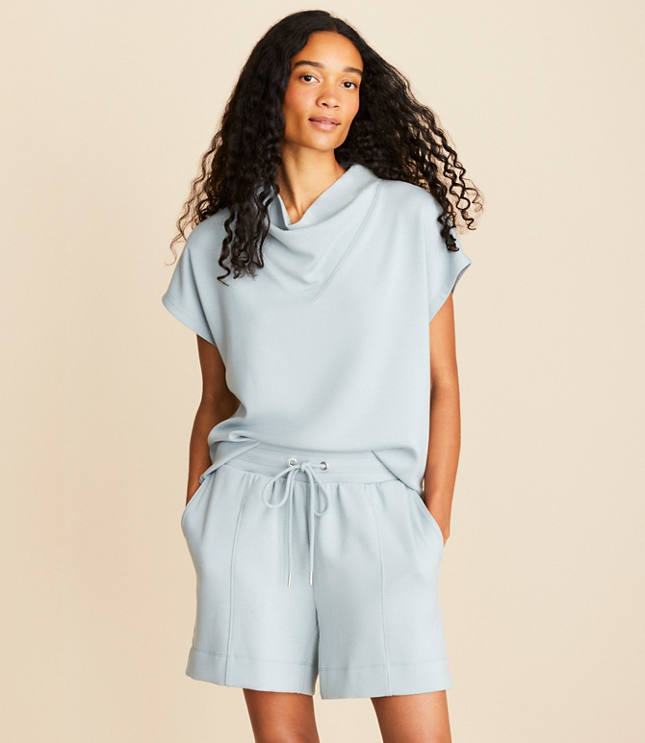 Lou & Grey Scubasoft Cowl Neck Tee