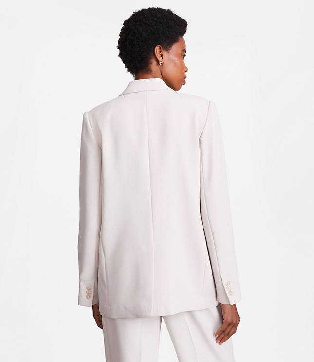 LOFT Versa Crepe Drape Relaxed Blazer