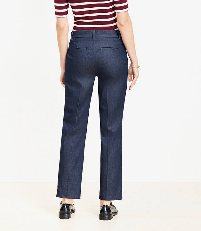 Petite Curvy Riviera Slim Pants in Refined Denim