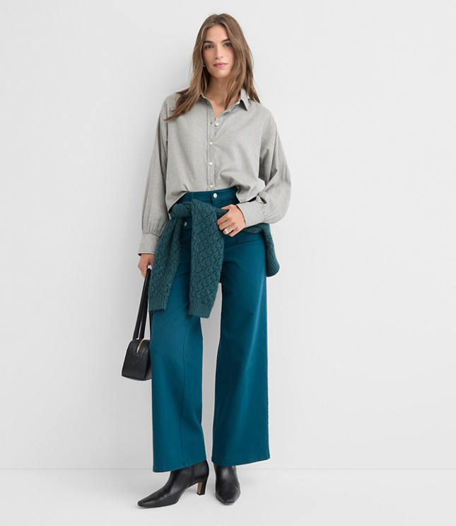 Sparkle Herringbone Modern Everyday Shirt