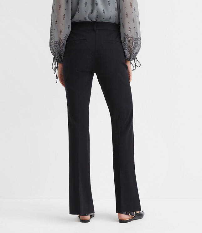 Curvy Tab Waist Boot Cut Pants in Bi-Stretch