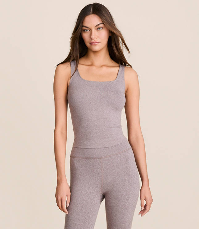 Lou & Grey Heathered Brushedsoft Tank Top