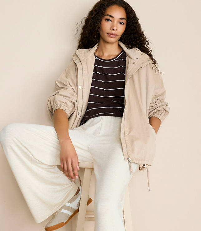 Lou & Grey Striped Essential Modal Tee carousel Product Image 3