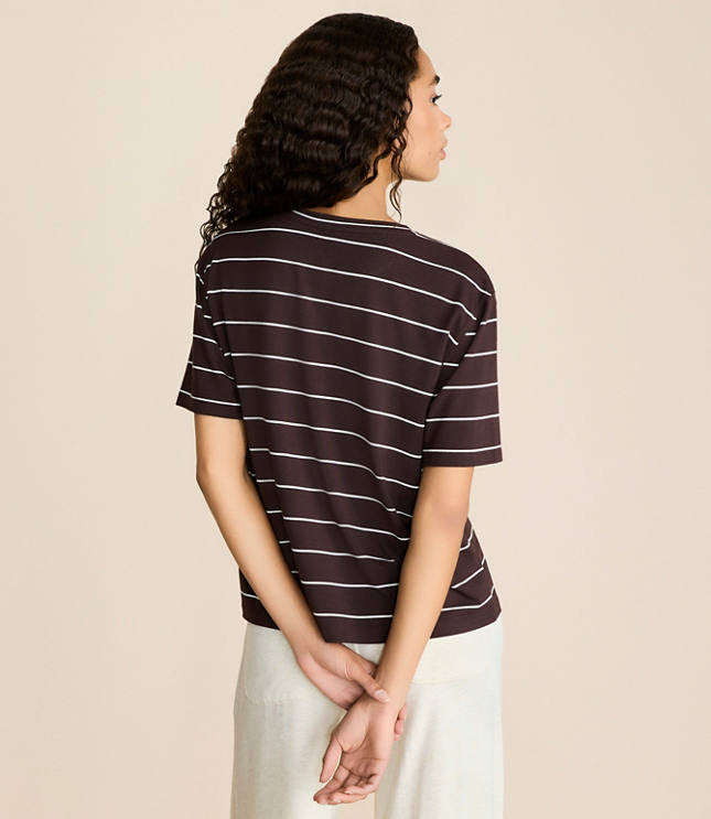 Lou & Grey Striped Essential Modal Tee