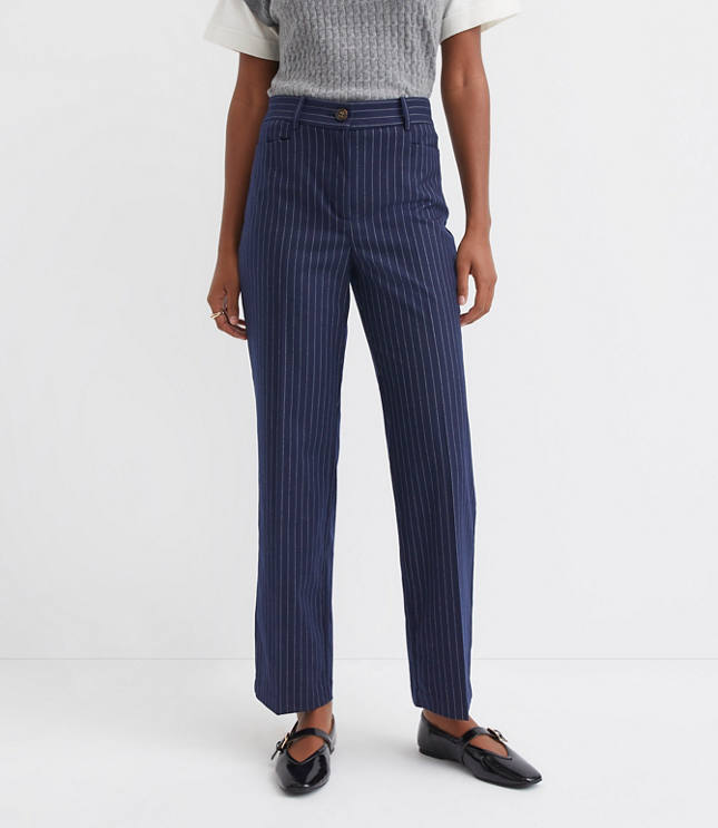 Parker Straight Pants Pinstripe