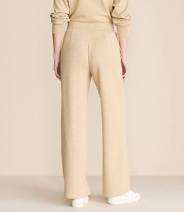 Lou & Grey Scubasoft Pintucked Wide Leg Pants