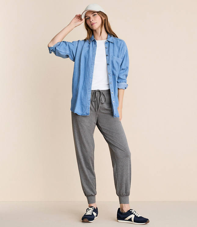 Petite Lou & Grey Heathered Brushedsoft Joggers