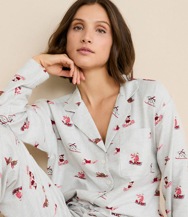 Ski Puppy Pajama Set