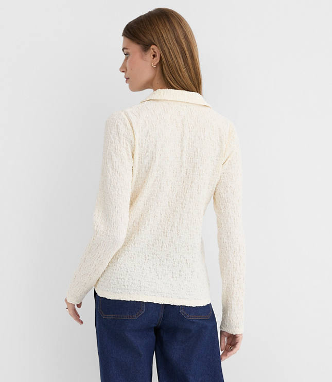 Puckered Knit Shirt