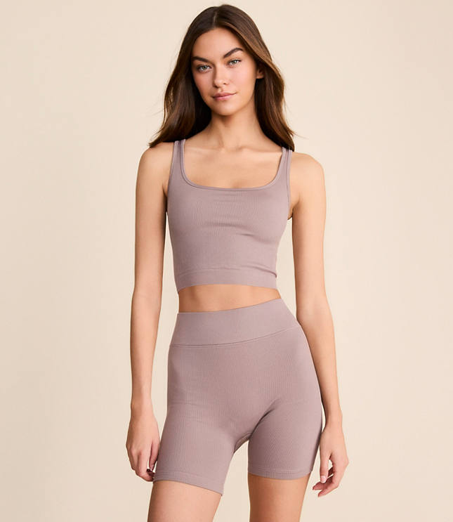 Lou & Grey Seamless Bralette - Brown Malt