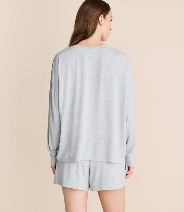 Lou & Grey Heathered Softened Modal Pajama Set