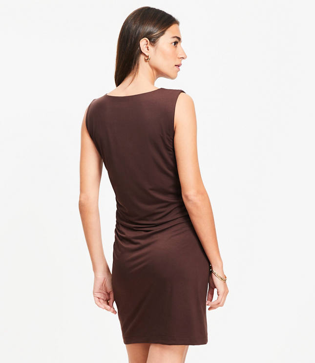 Tall Side Shirred Mini Dress