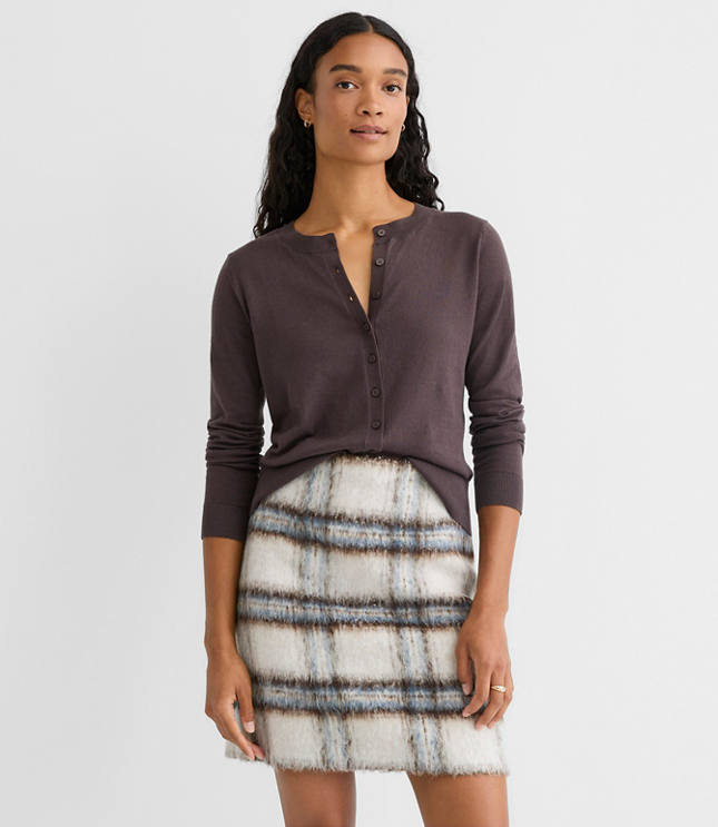 Modern Crew Neck Cardigan