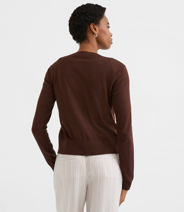 Modern Crew Neck Cardigan