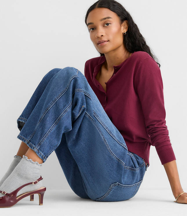 Modern Crew Neck Cardigan