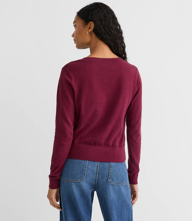 Modern Crew Neck Cardigan