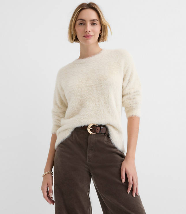 Fuzzy Tunic Sweater