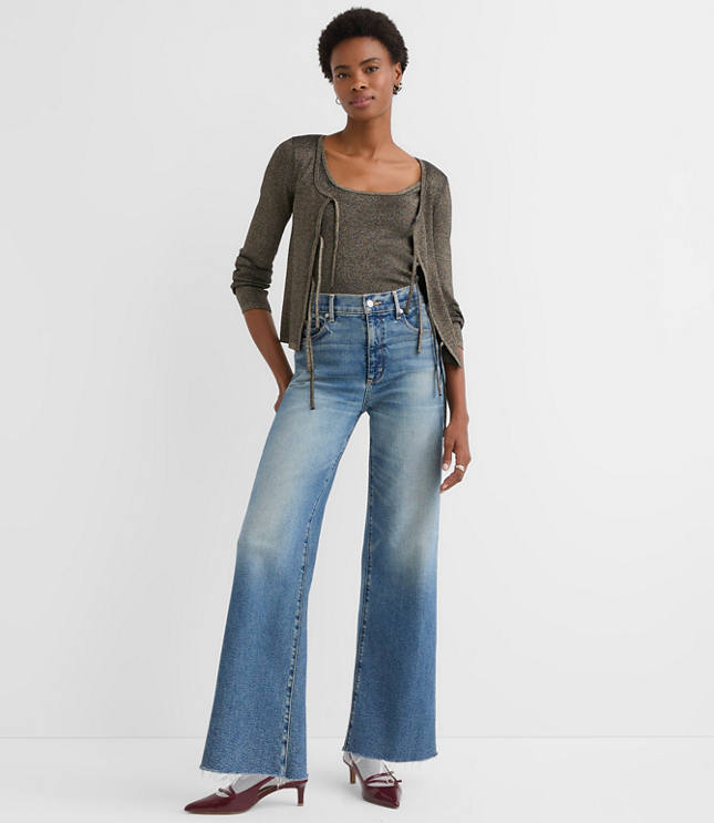 Shimmer Bow Cardigan