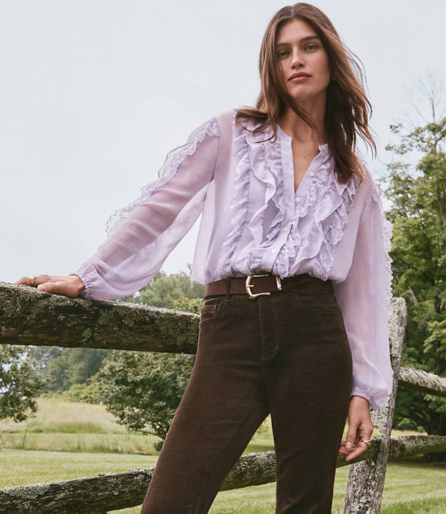 L'Appartement【Sheer Blouse】 Sheer Blouse | Loft