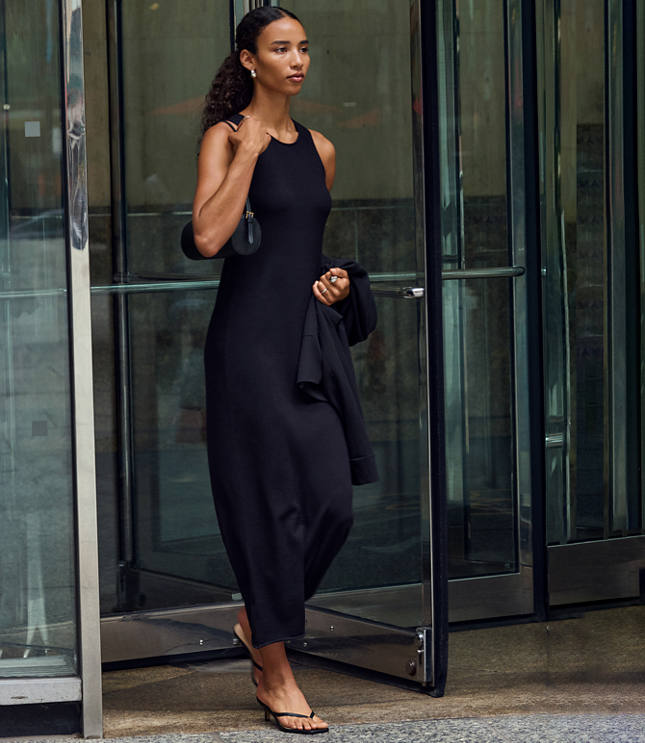 LOFT Versa Sweater Knit Maxi Dress