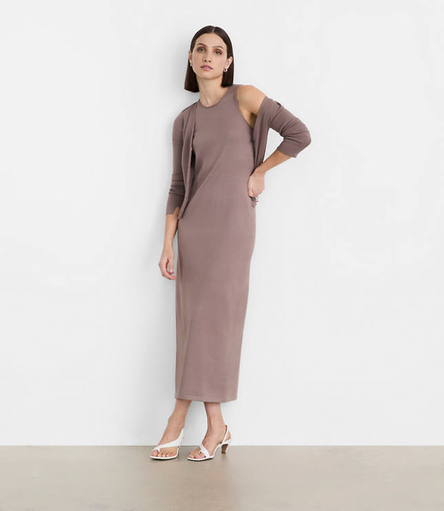 LOFT Versa Sweater Knit Maxi Dress