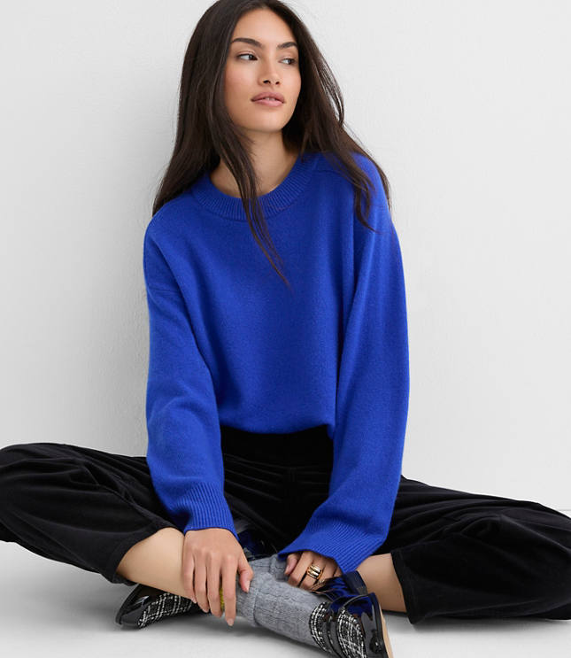 Petite Oversized Cashmere Sweater
