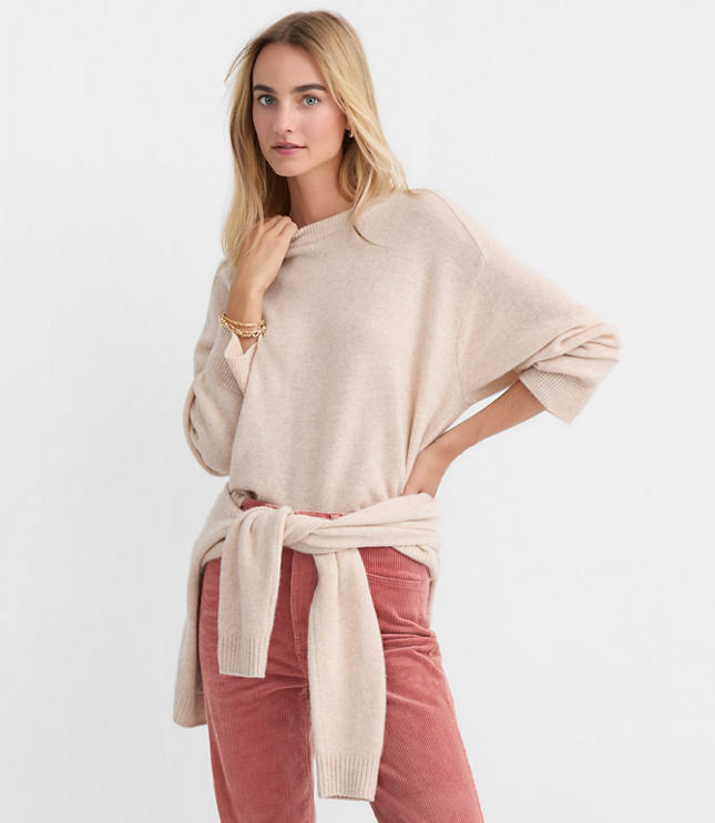 Petite Oversized Cashmere Sweater