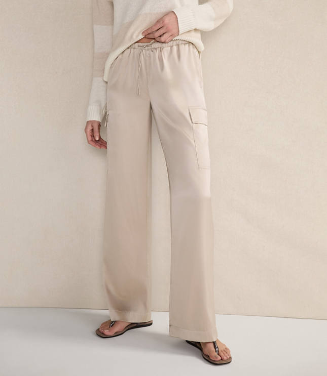 Haven Well Within Washable Silk Cargo Pants