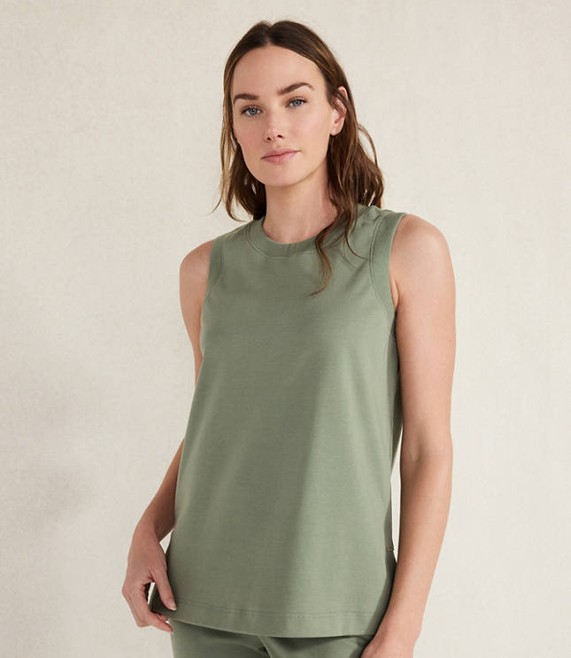 Haven Well Within Organic Cotton Interlock Sleeveless Tunic