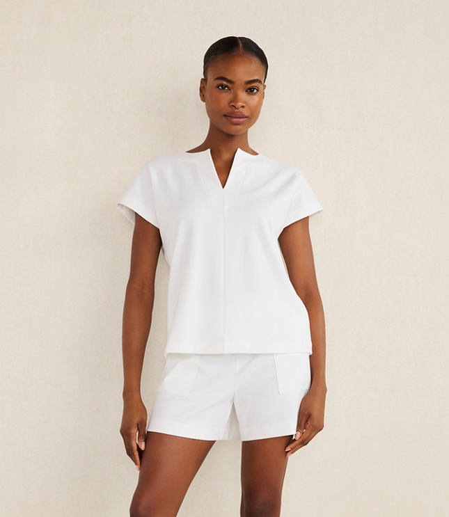 Haven Well Within Organic Cotton Interlock Shorts