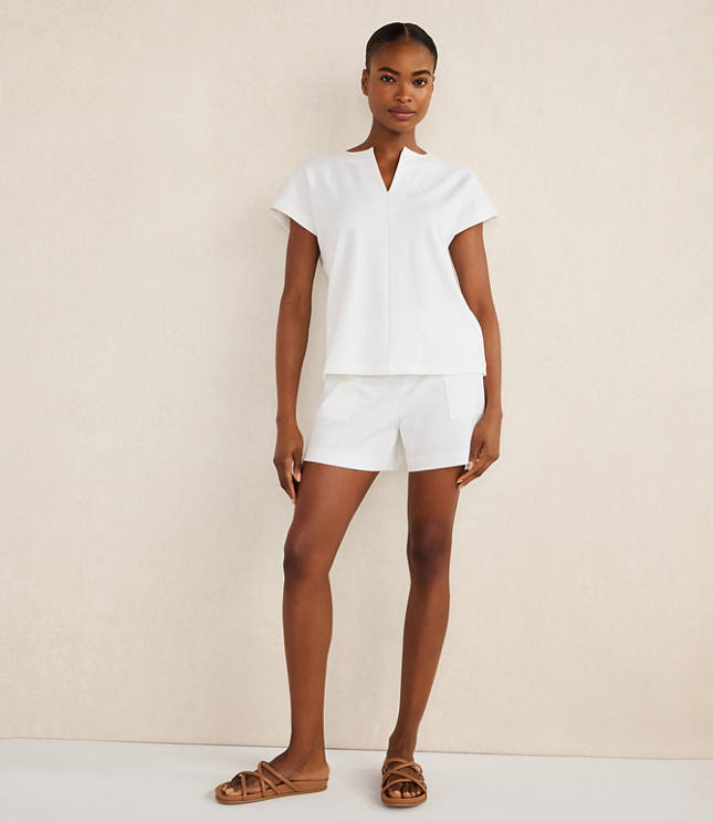Haven Well Within Organic Cotton Interlock Shorts carousel Product Image 3
