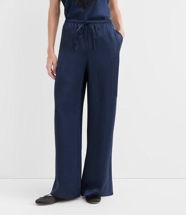 Sawyer Pull On Pants in Satin