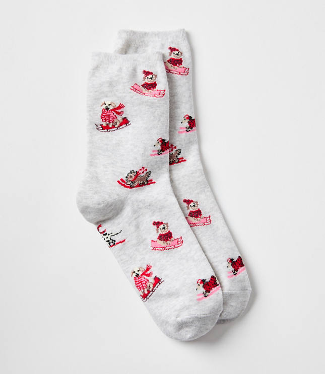 Ski Puppy Crew Socks