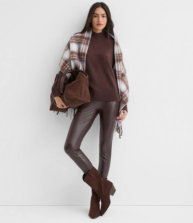 Petite Modern Mock Neck Sweater