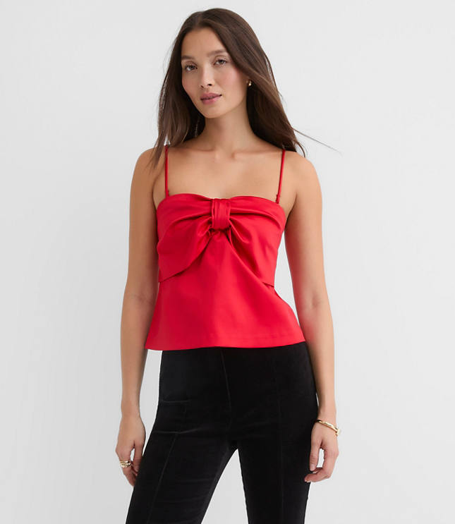 Bow Strappy Bustier Top