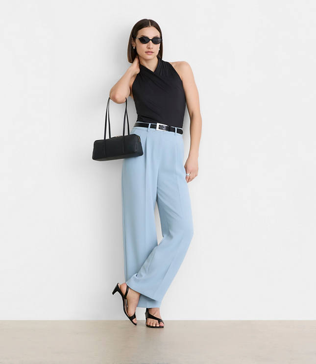 LOFT Versa 360 Knit Crossover Halter Top