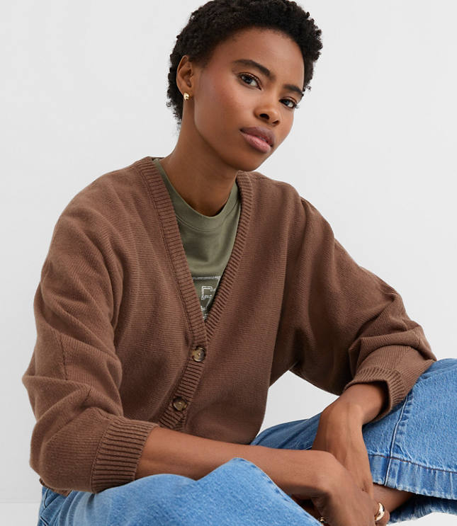 Dolman V-Neck Cardigan