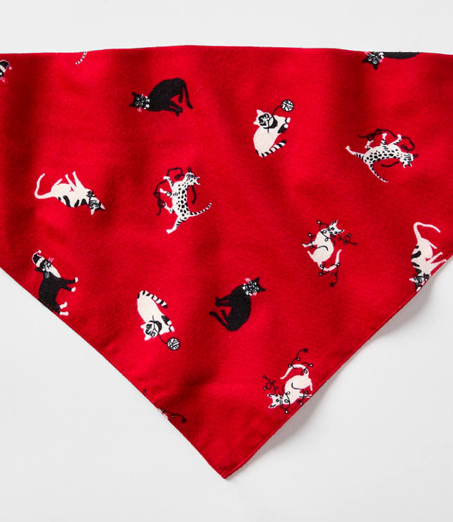 Holiday Kitten Dog Bandana