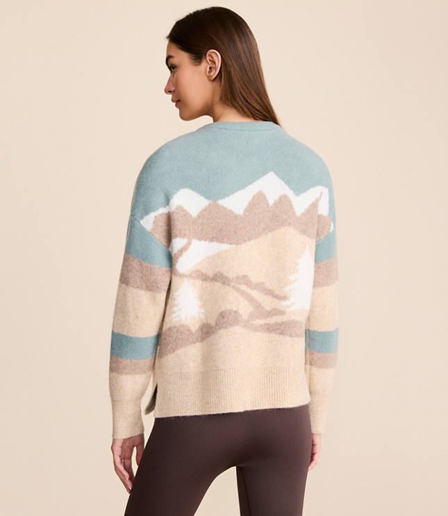 Lou & Grey Snowy Mountain Cloudstitch Sweater