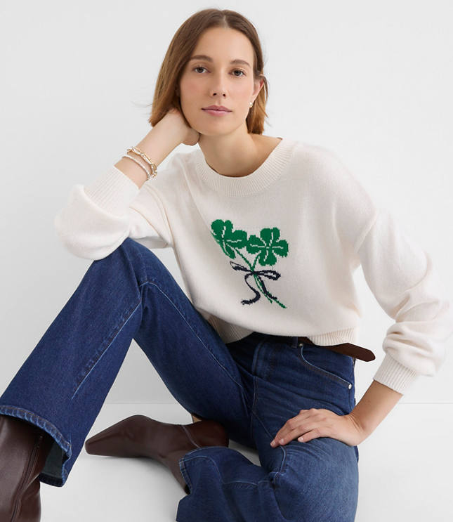 Clover Bouquet Sweater