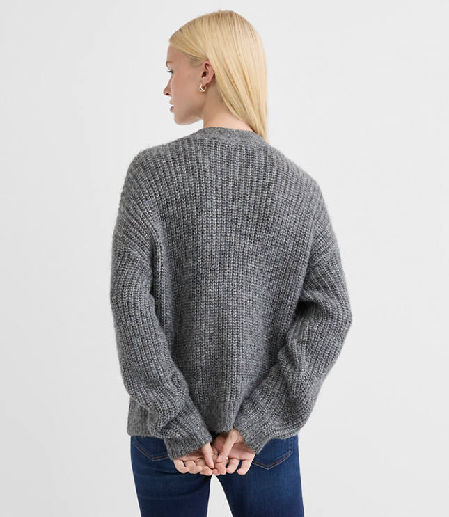 Petite Shimmer Moon & Star Jeweled Button Cardigan