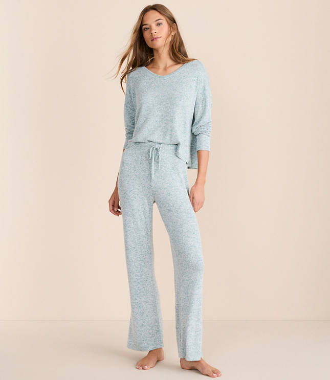 Lou & Grey Softened V-Neck Pajama Set