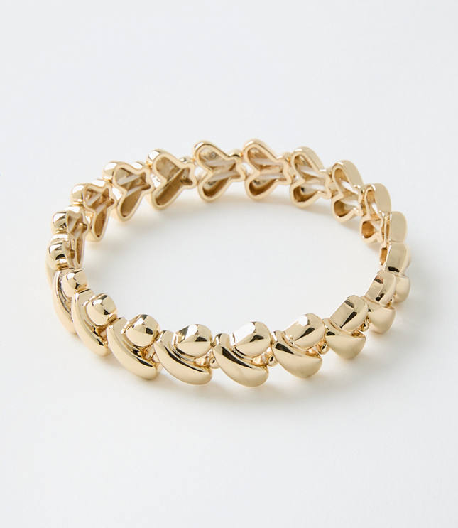 Metal Heart Stretch Bracelet