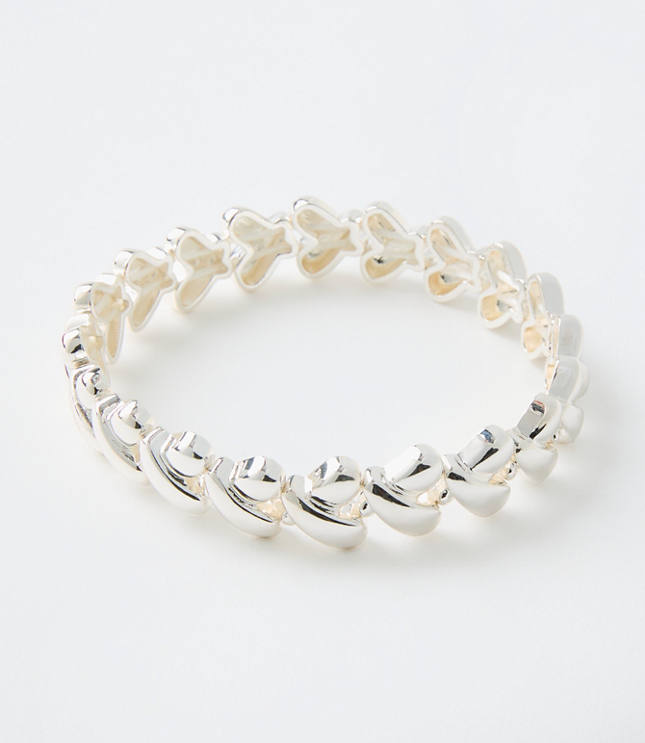 Metal Heart Stretch Bracelet