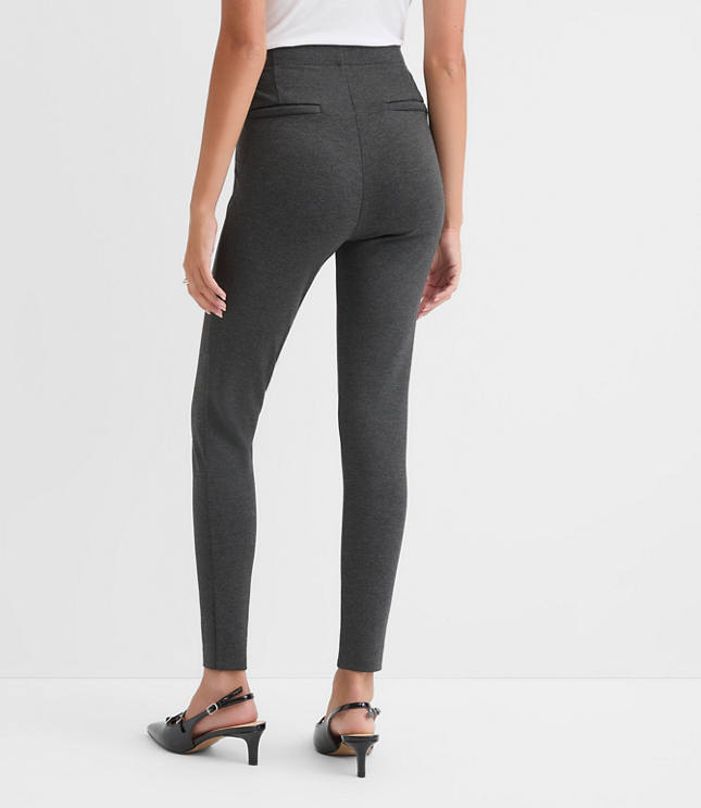 Petite Darted Leggings Heathered Ponte