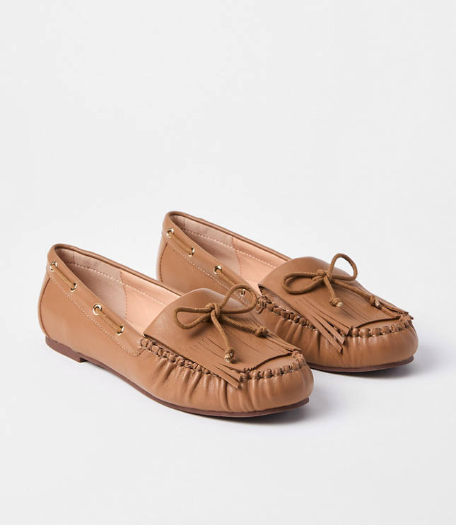 Fringe Bow Moccasins