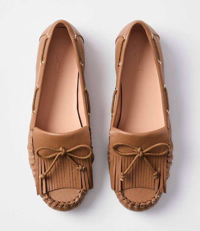 Fringe Bow Moccasins