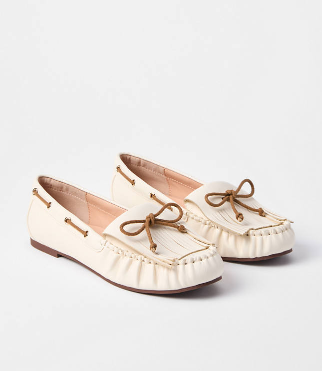 Fringe Bow Moccasins