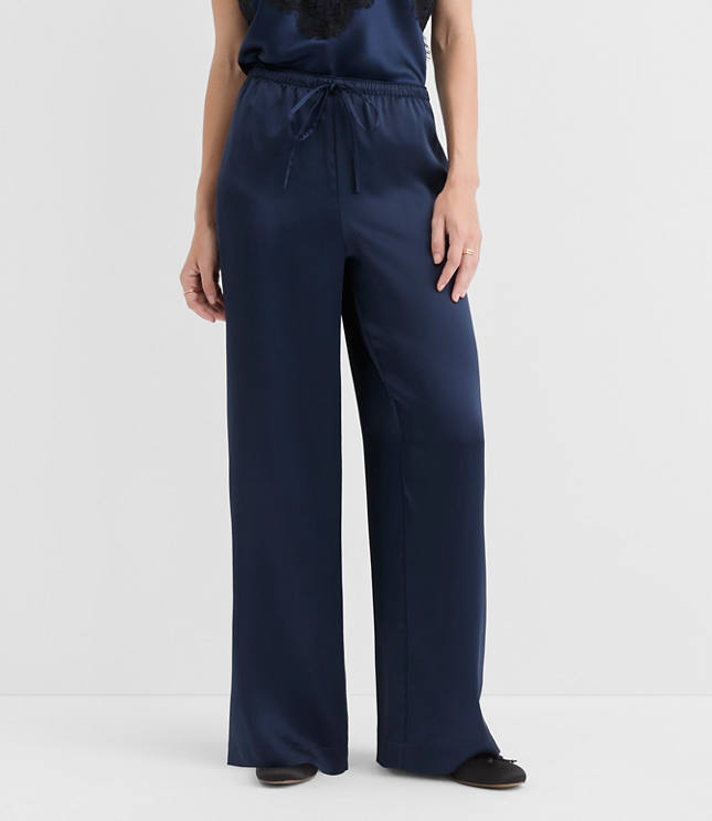 Tall Sawyer Pull On Pants in Satin