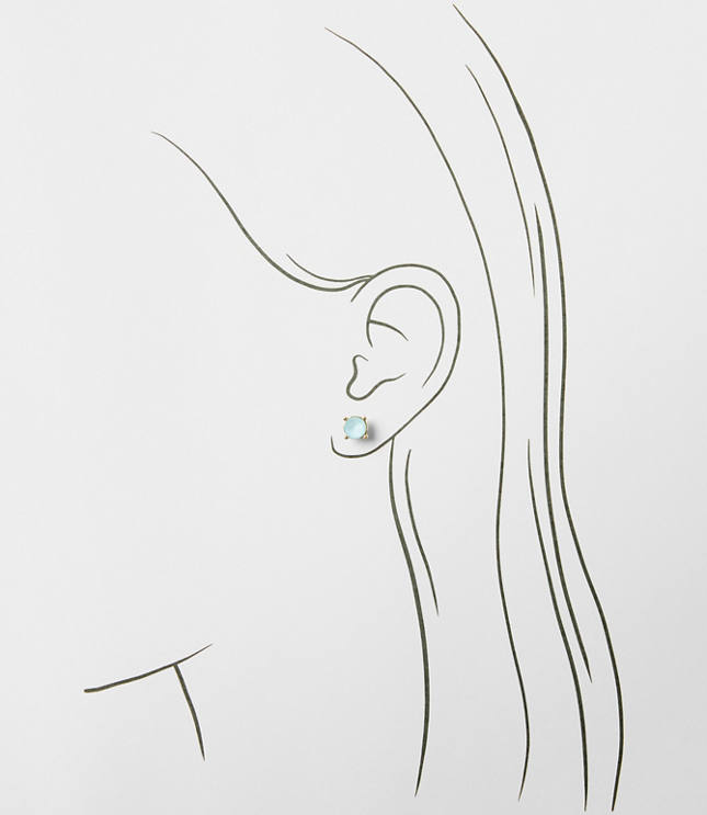 Multicolored Sparkle Stud Earring Set